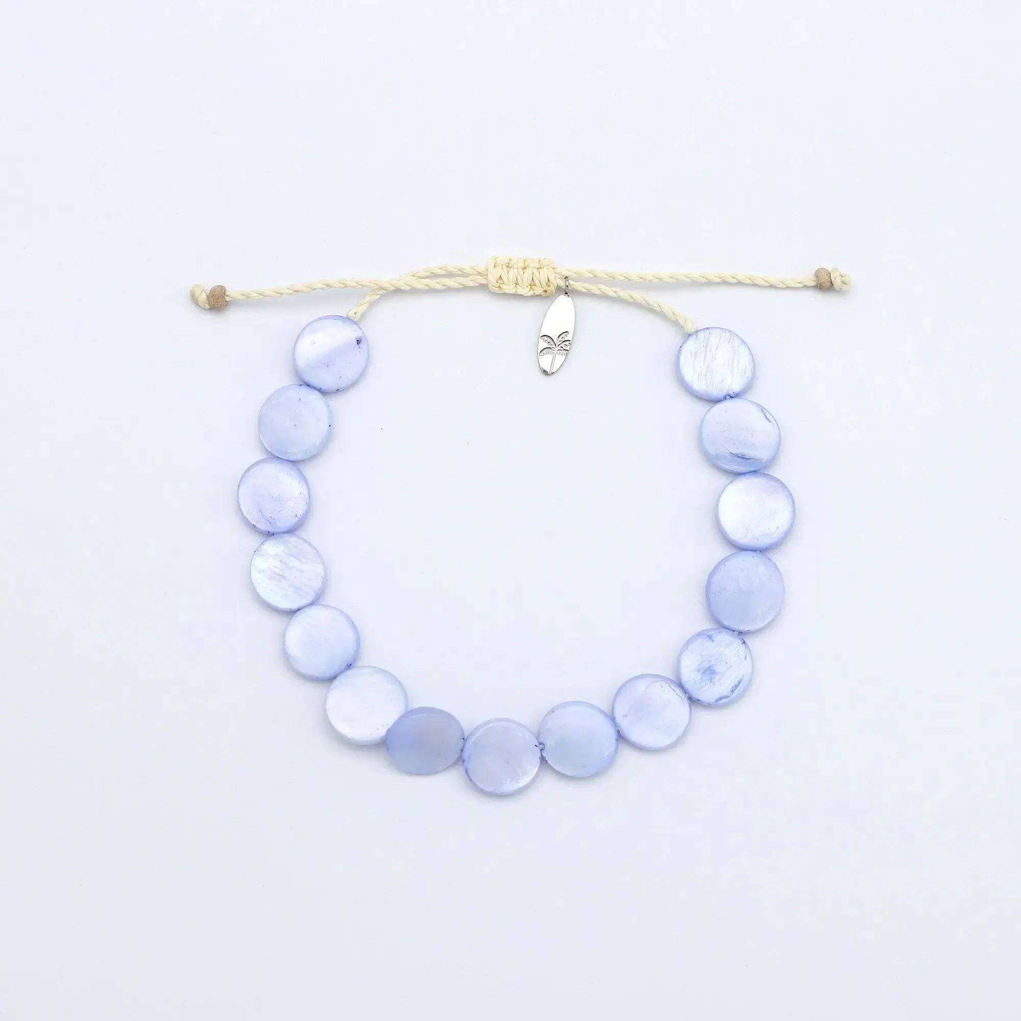 Mother of Pearl Disc Bracelet