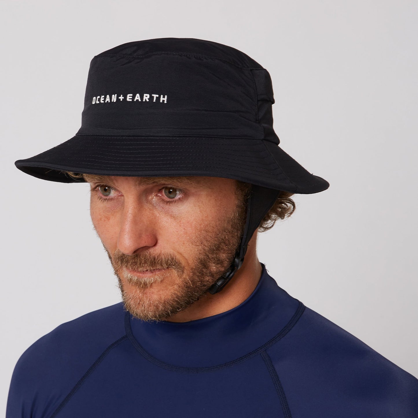 Bingin Soft Peak Surf Hat - Black