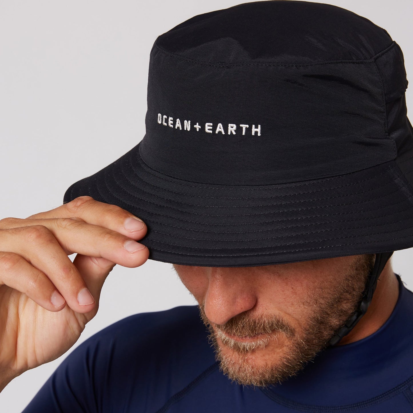 Bingin Soft Peak Surf Hat - Black
