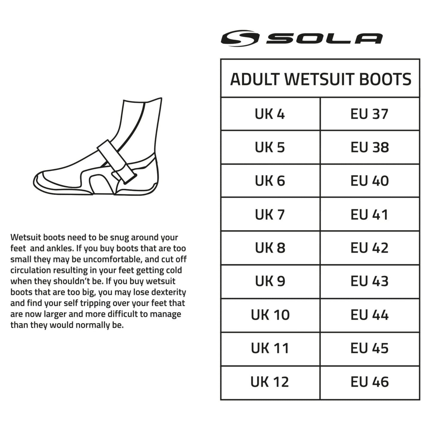 Sola Kids 5mm Zip Boot