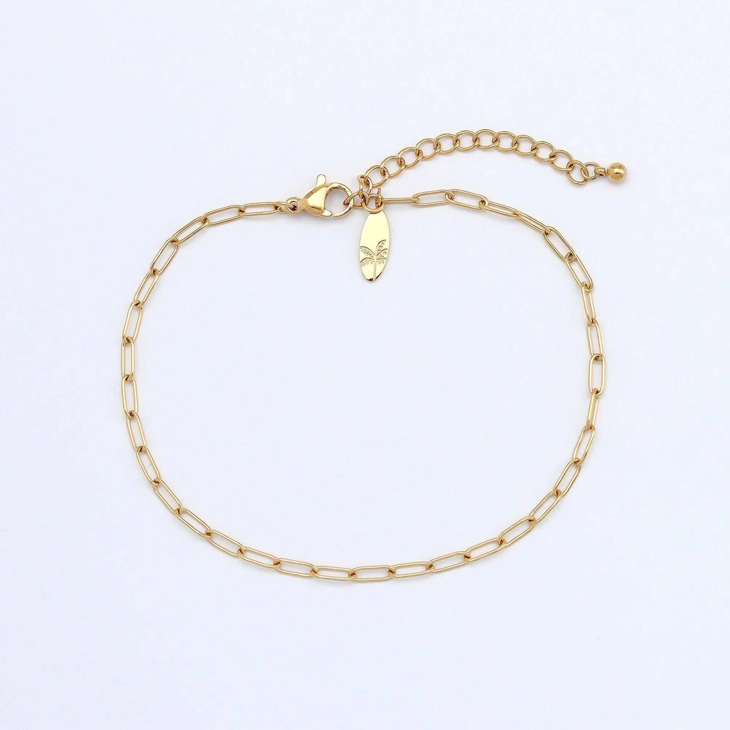 Paperclip Waterproof Chain Bracelet