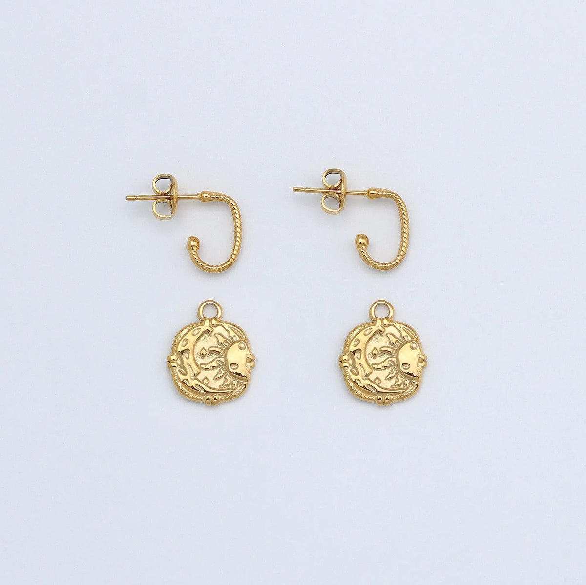 Luna Drop Waterproof Earrings