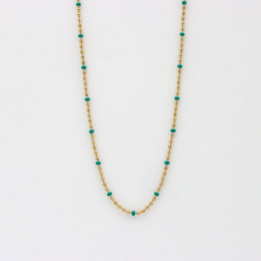 Enamel Chain Waterproof Necklace
