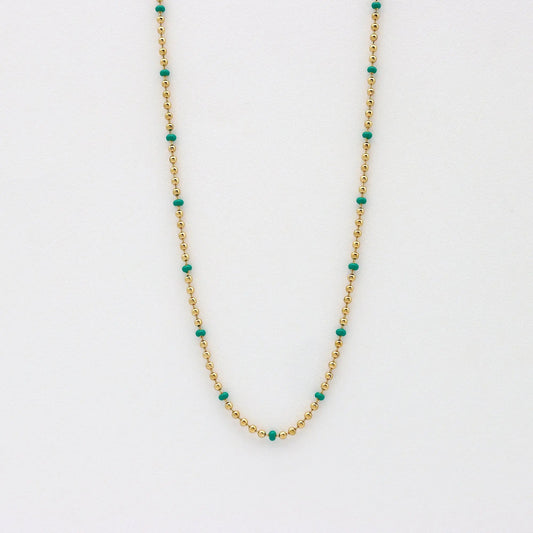 Enamel Chain Waterproof Necklace