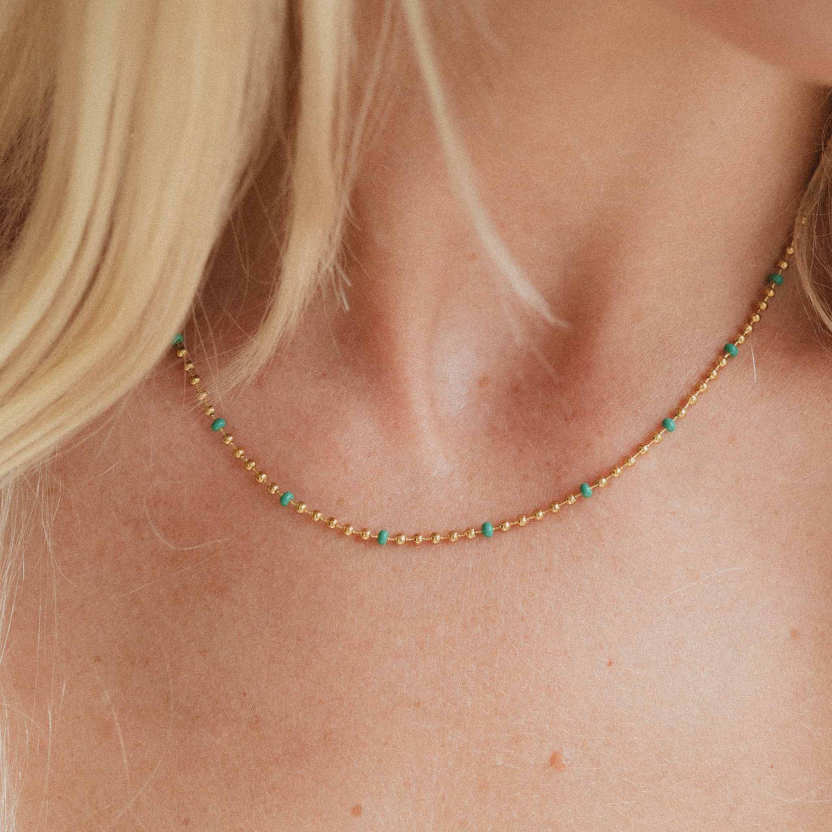 Enamel Chain Waterproof Necklace