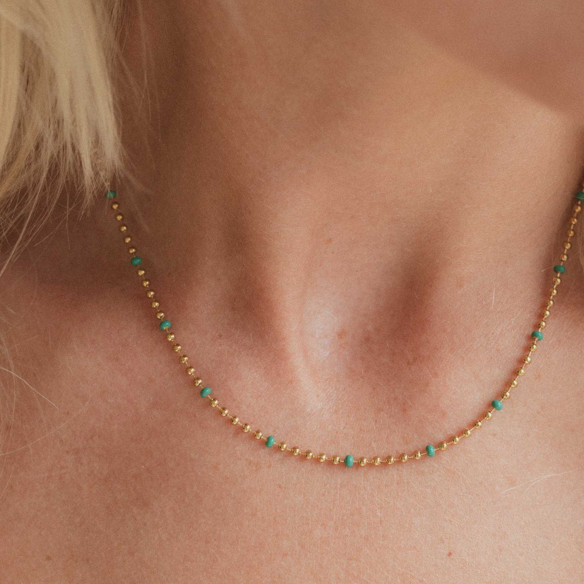 Enamel Chain Waterproof Necklace