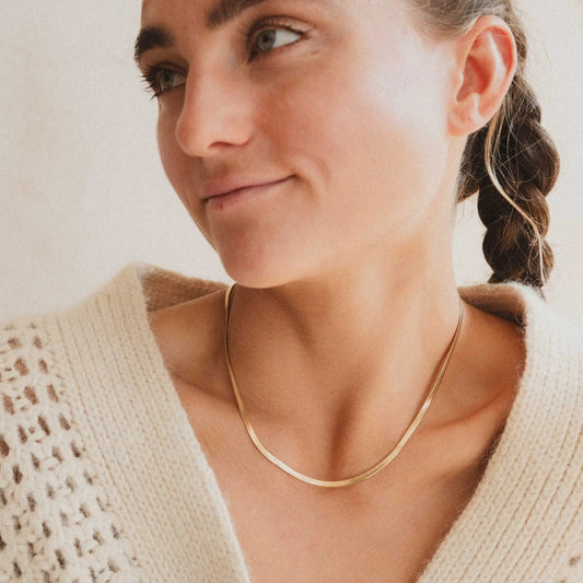 Herringbone Chain Necklace
