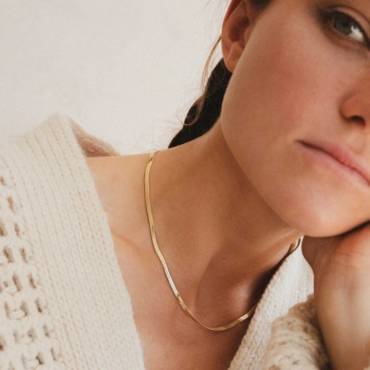 Herringbone Chain Necklace