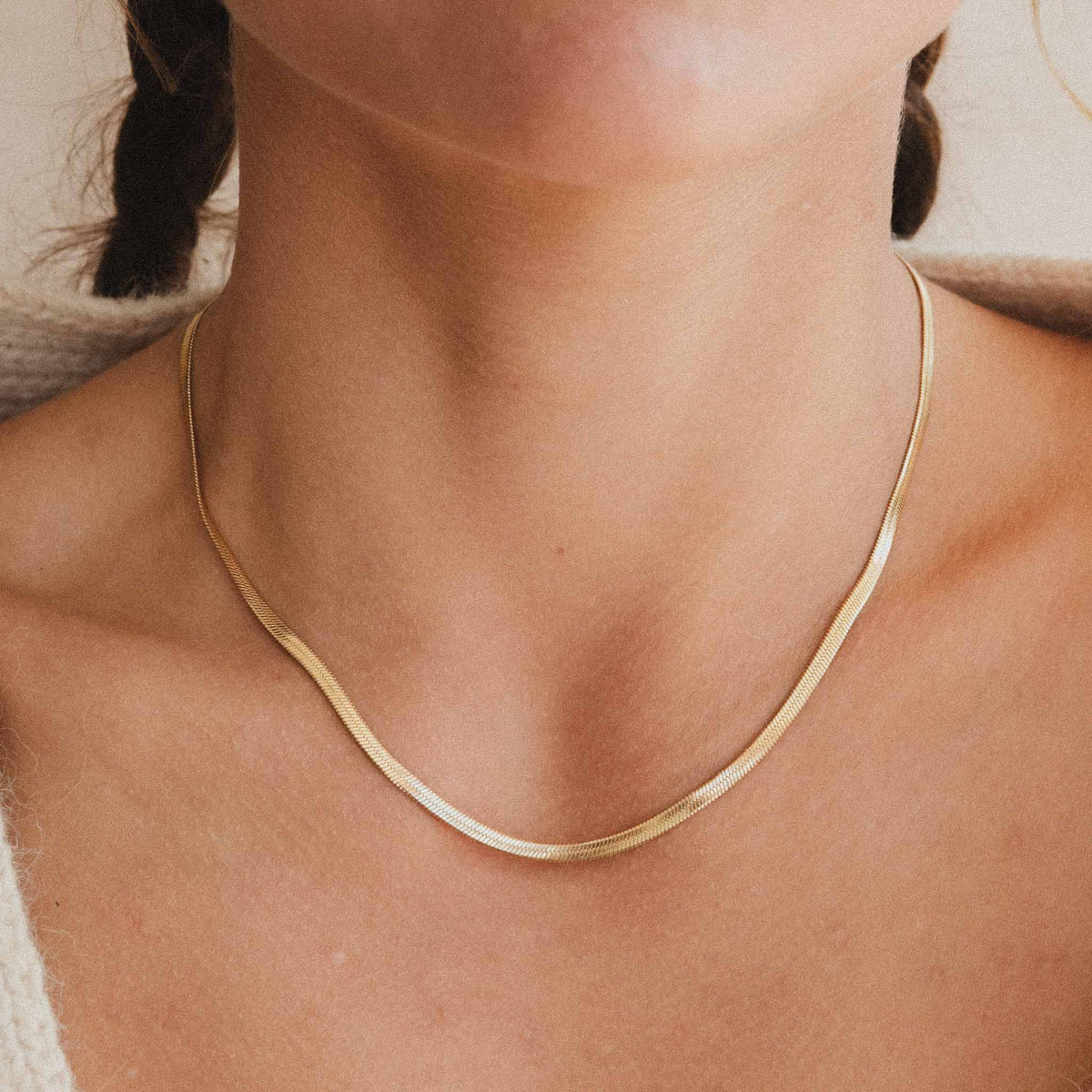 Herringbone Chain Necklace