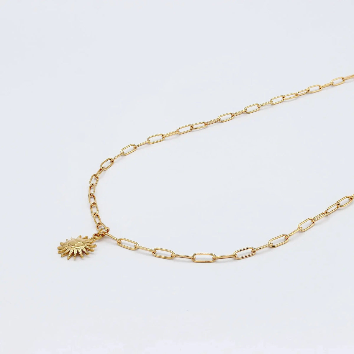 Sun Charm Necklace