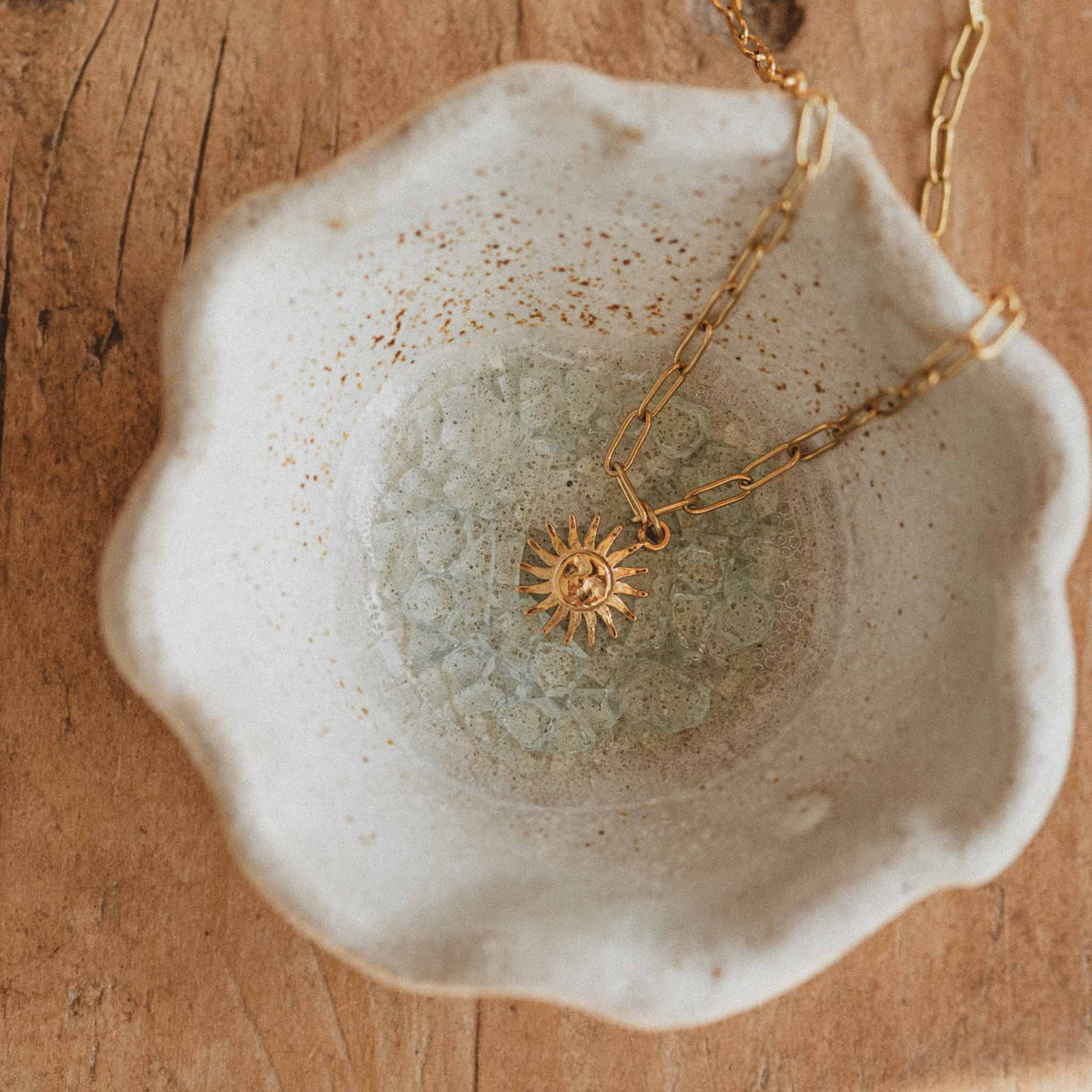 Sun Charm Necklace