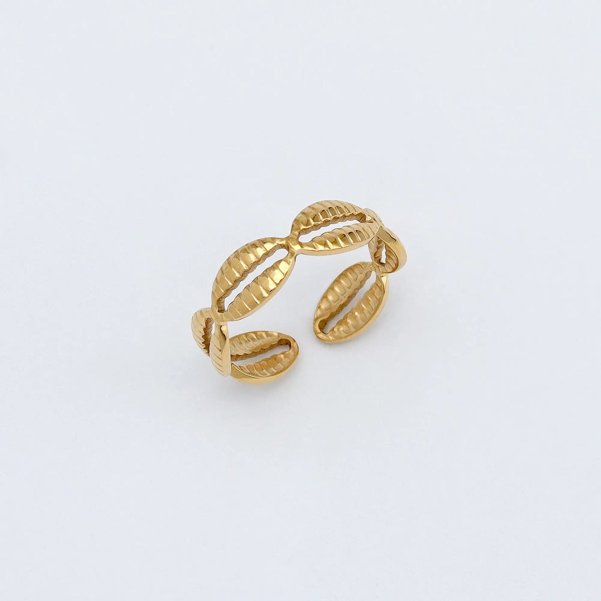 Cowrie Shell Waterproof Ring