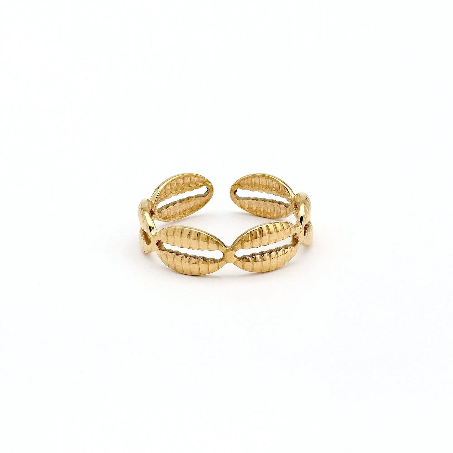 Cowrie Shell Waterproof Ring for Everyday Wear