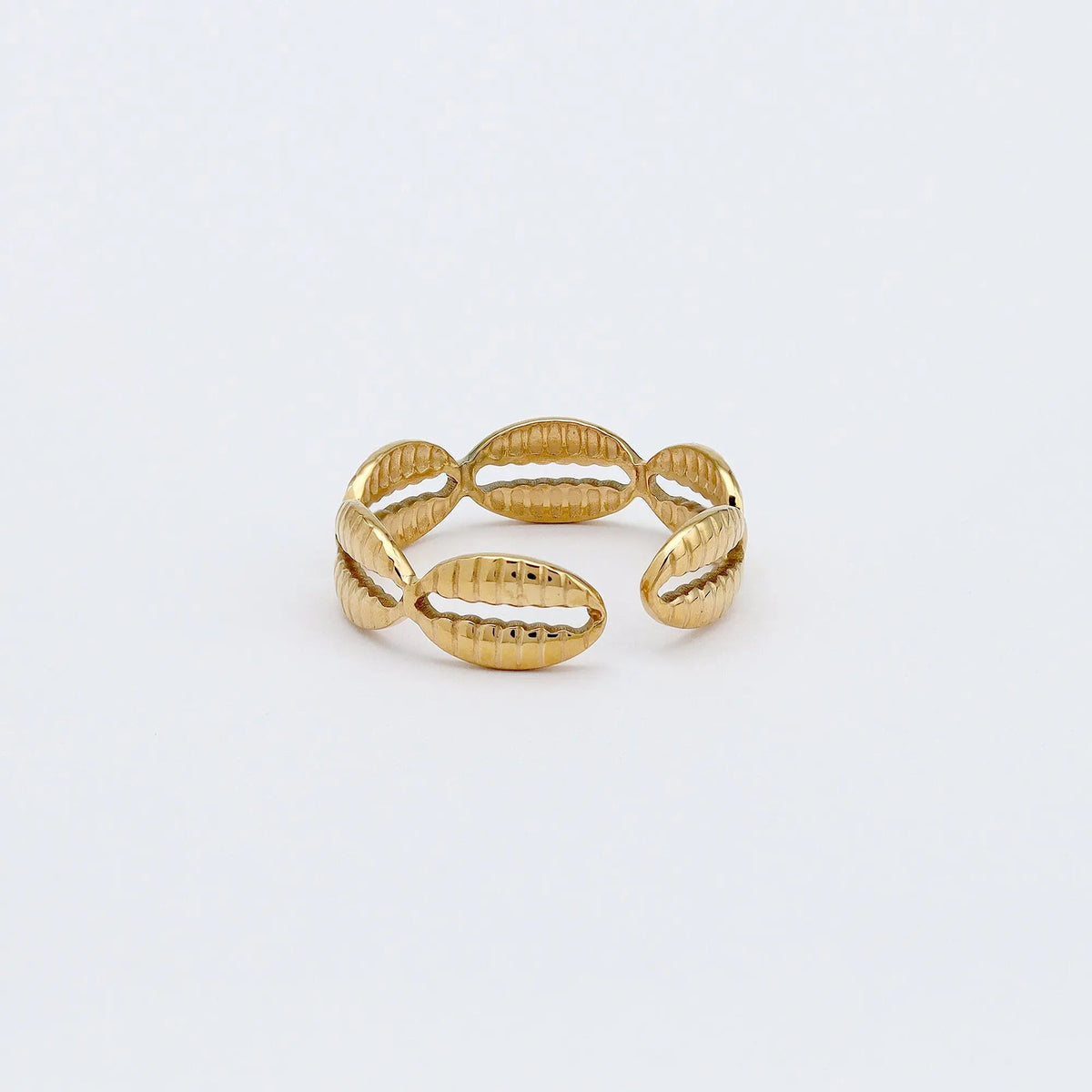 Cowrie Shell Waterproof Ring