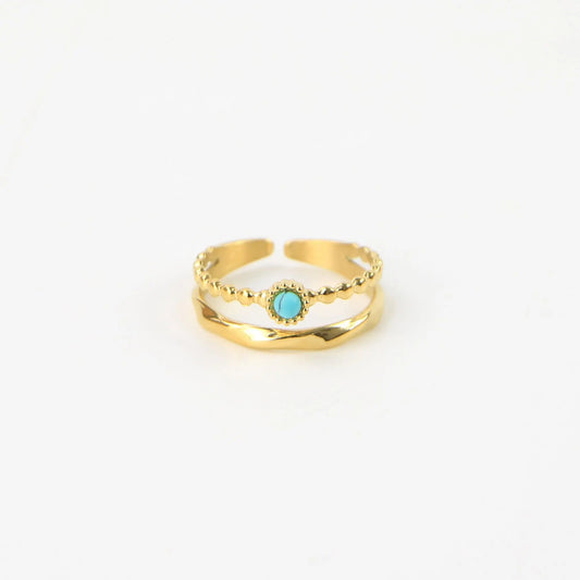 Turquoise Ring Set