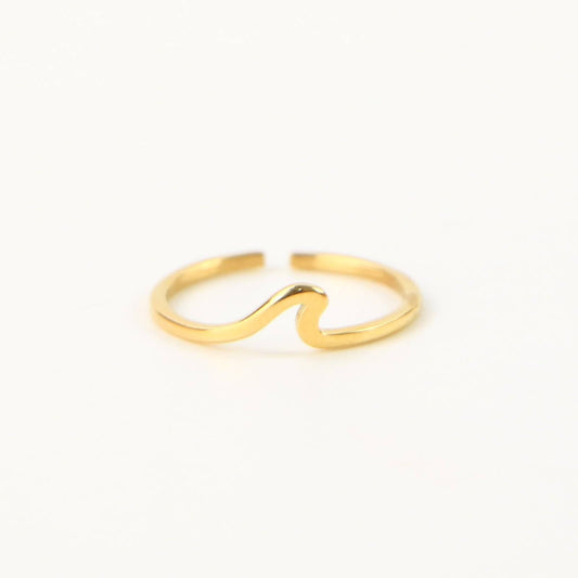 Pineapple island Wave ring gold