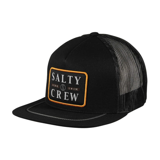 Salty crew boatyard trucker hat