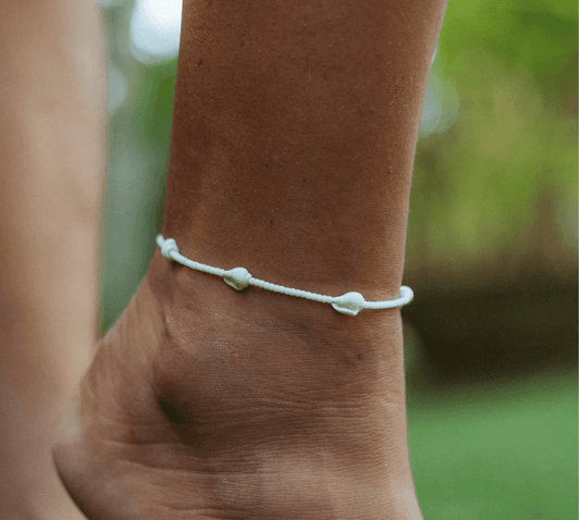 Pineapple Island Giada Rahayu Steel Beaded Surf Anklet