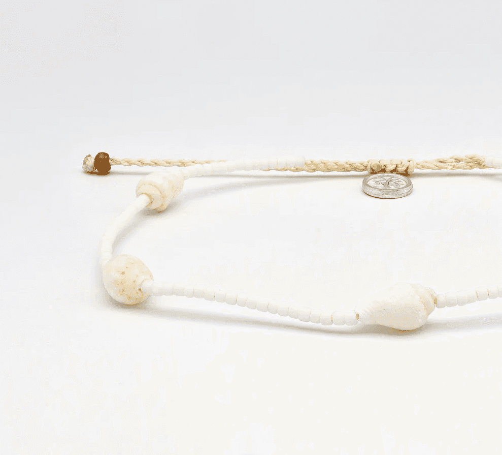 Pineapple Island Giada Rahayu Steel Beaded Surf Anklet