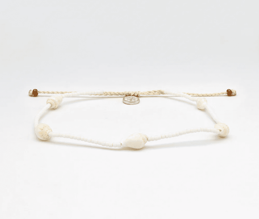 Pineapple Island Giada Rahayu Steel Beaded Surf Anklet