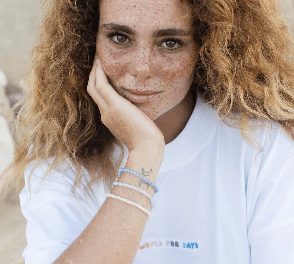 Pineapple Island Marley Glass Beaded Bracelet