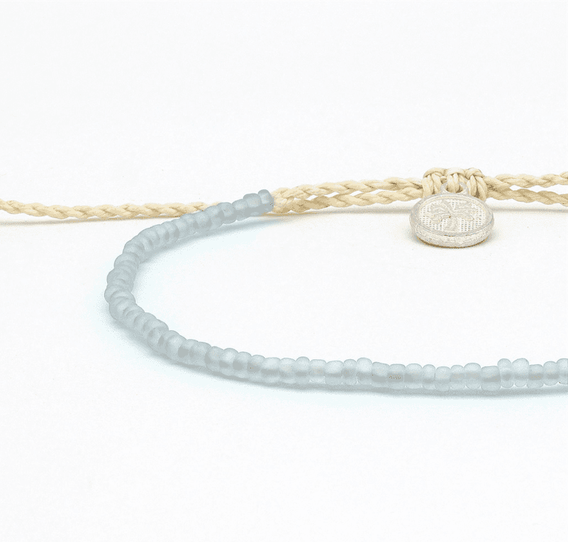 Pineapple Island Ka'anapali Frosted Glass Beaded Bracelet