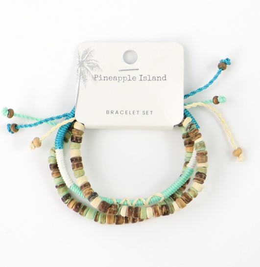 Pineapple Island Bracelet Set (STYL-918)
