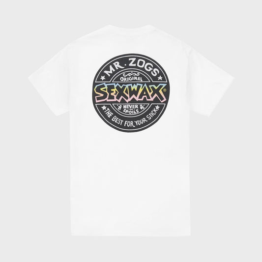 Sexwax Word Fade Tee - White