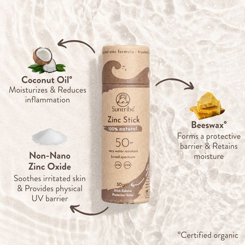 Suntribe Organic Mineral Zinc Sun Stick SPF 50