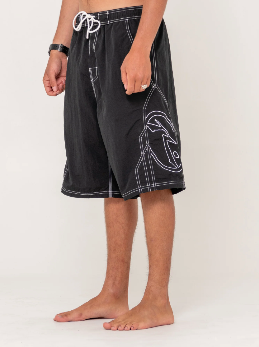 Rusty Tombstones Hybrid Waist Boardshort