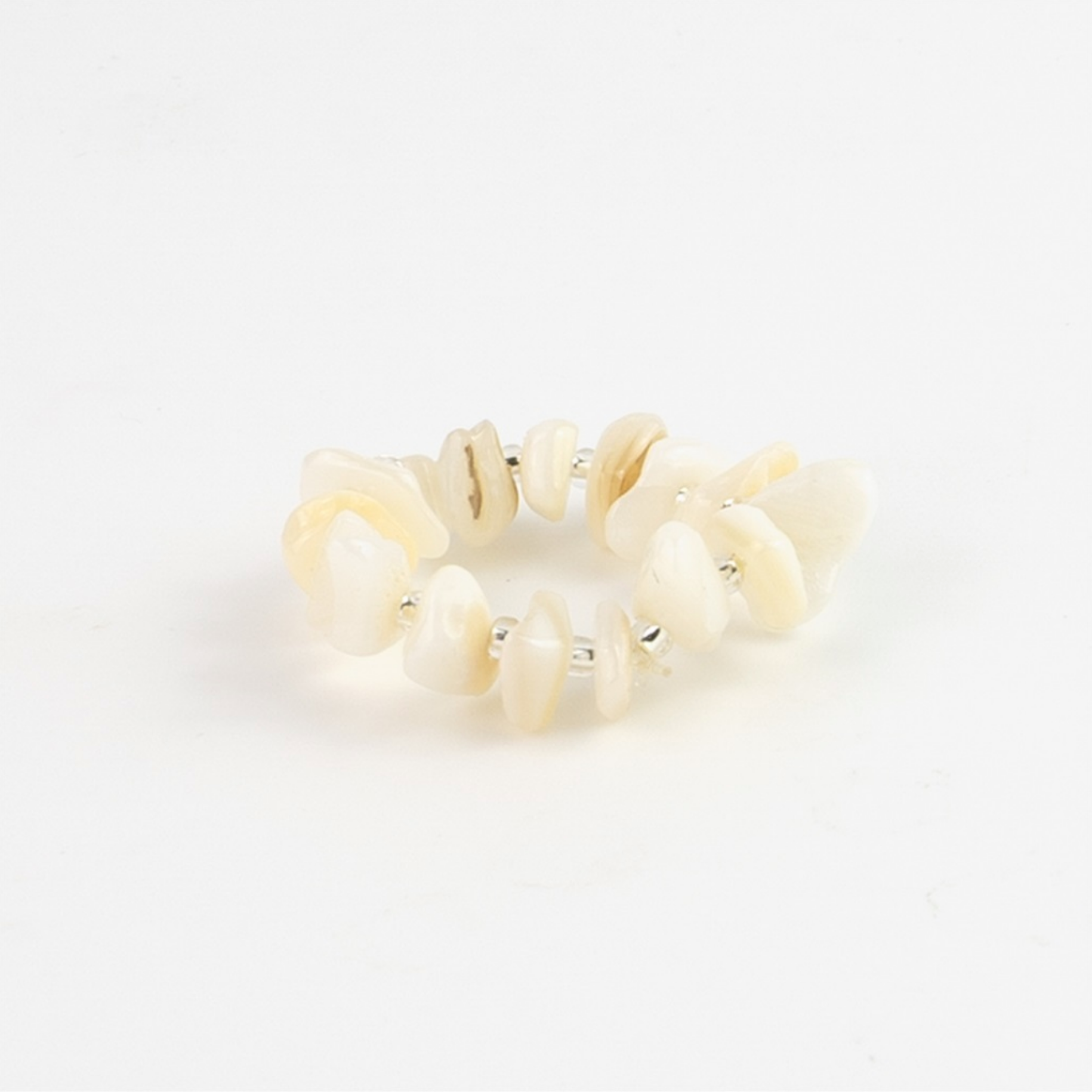 Pineapple Island Coloured Stone Stretch Rings