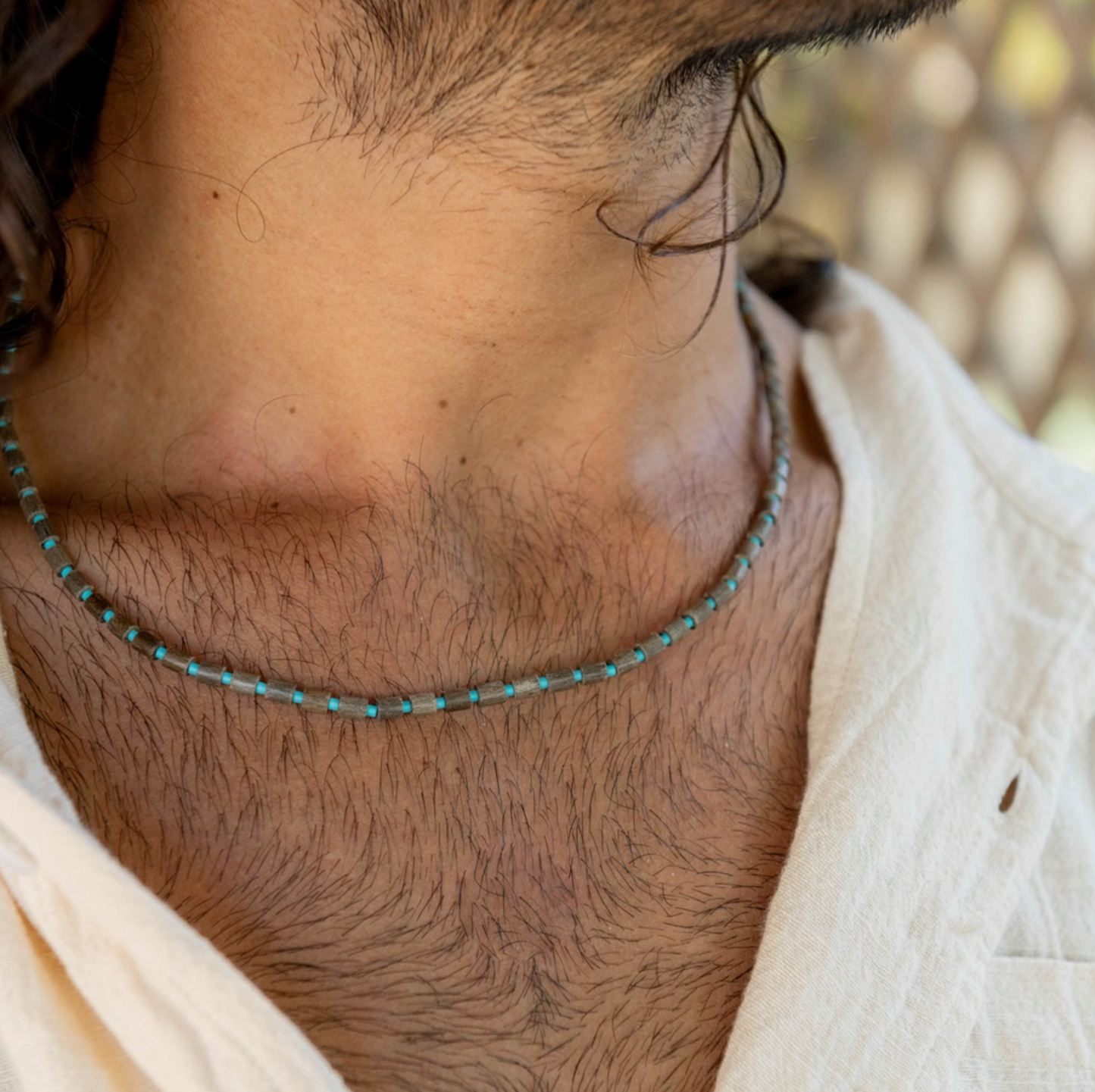 Pineappe island Wiamea bay Beaded necklace