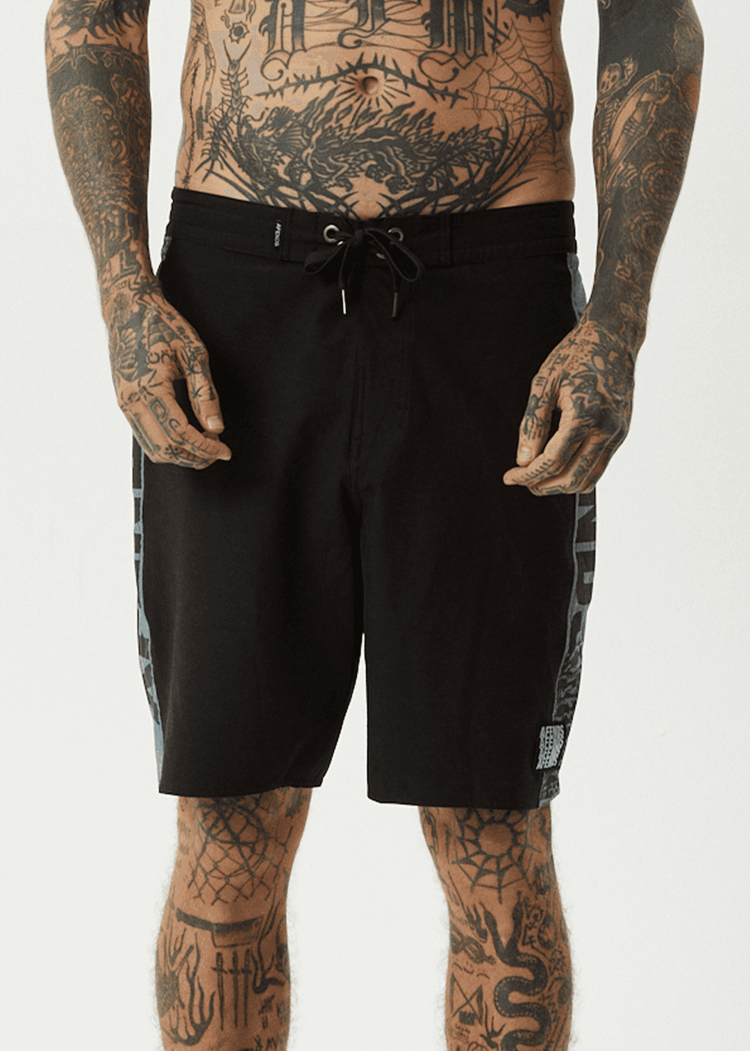 AFENDS Tread Surf Related Boardshort 20" - Black