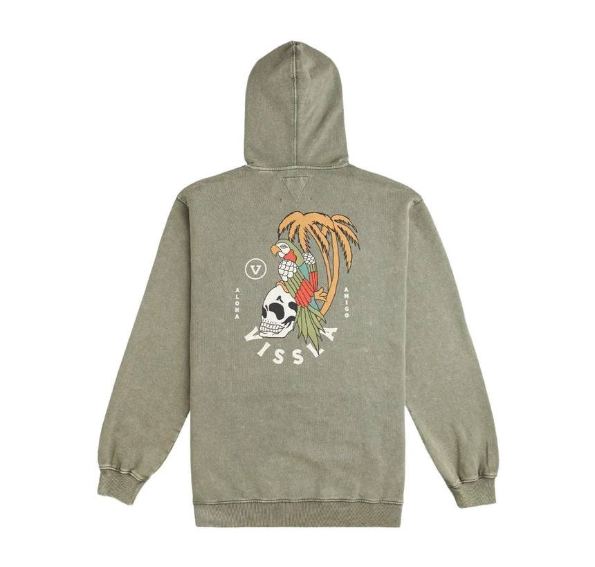 Vissla Parrodise Hood - Vintage Green