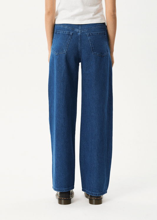 Afends Bella- Denim Wide Leg Baggy Jean