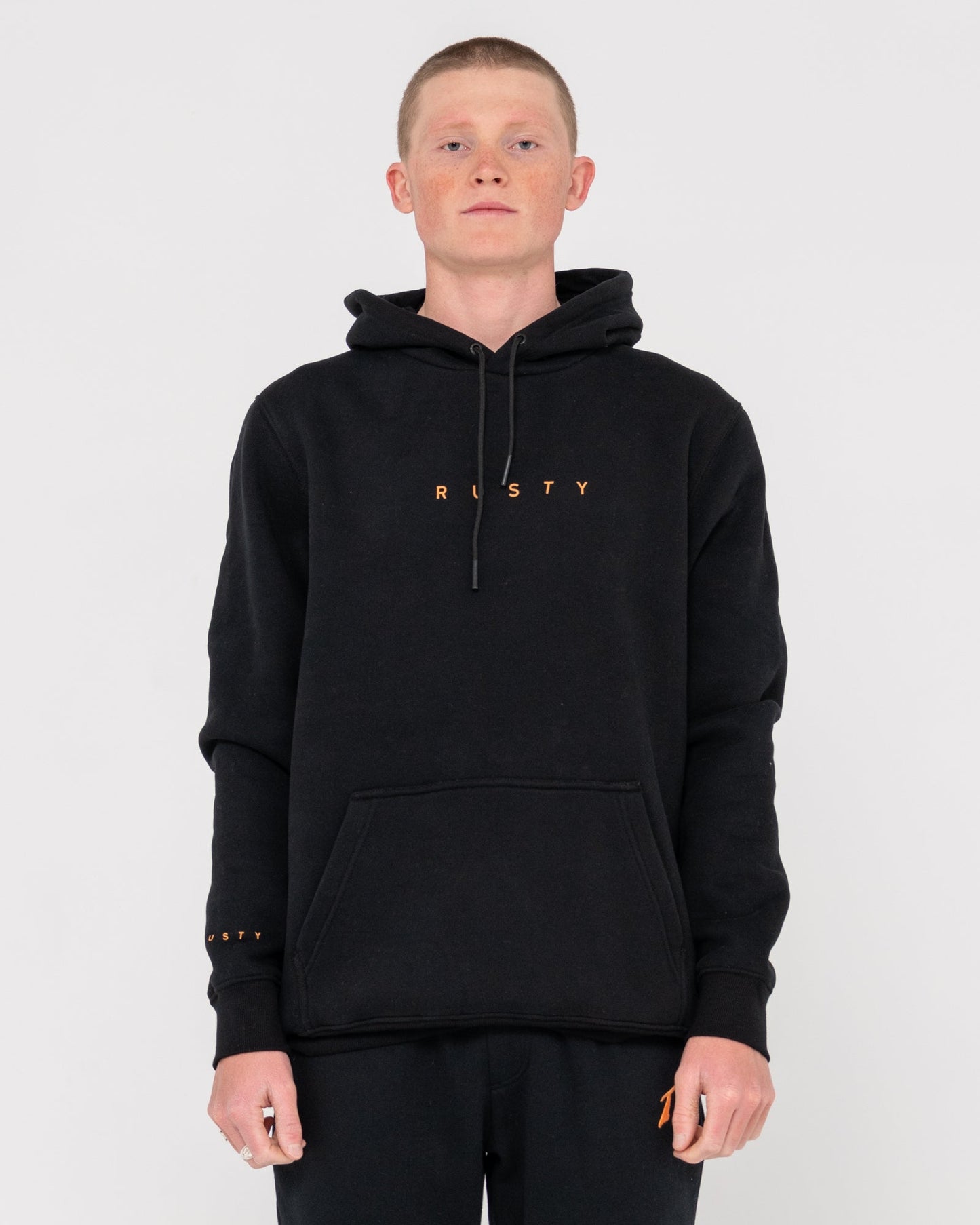 Rusty Short Cut Hooded Fleece