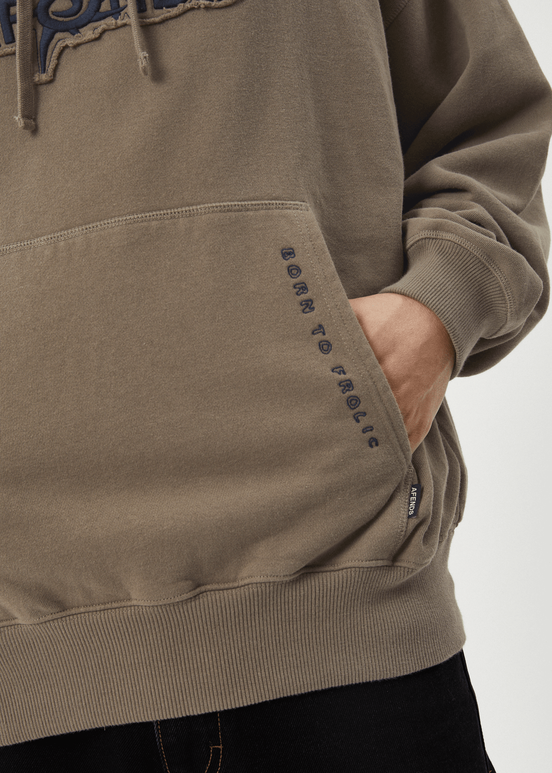 Afends Antic- Boxy Hoodie