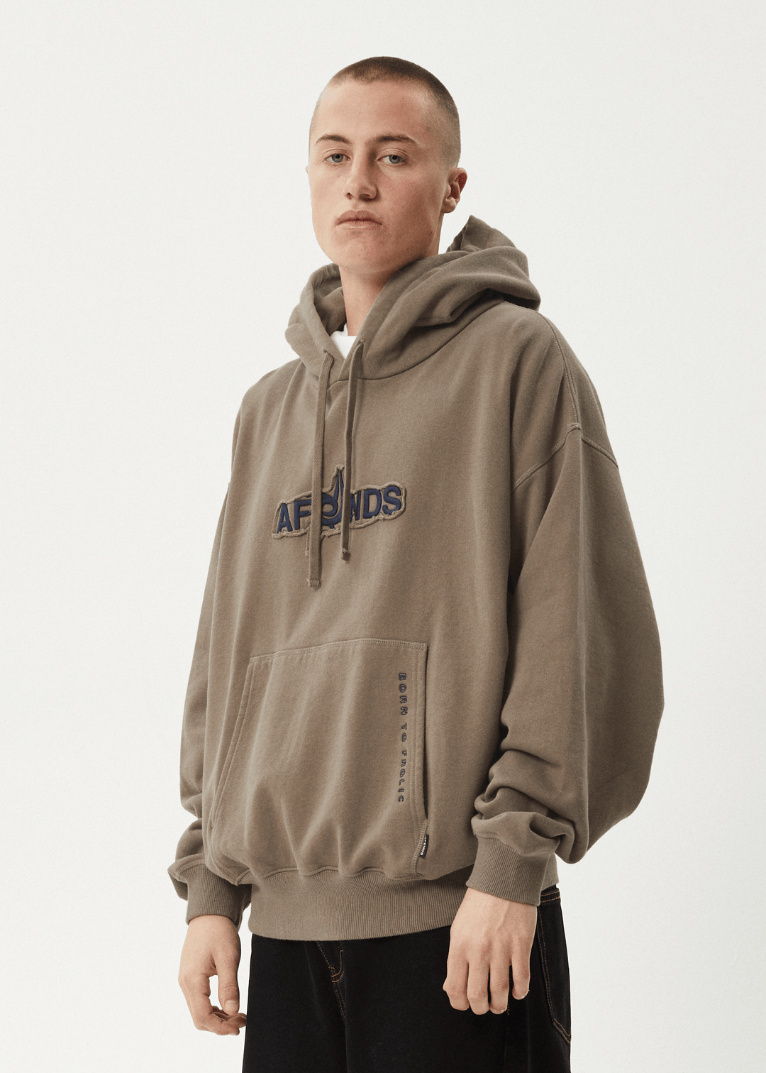 Afends Antic- Boxy Hoodie