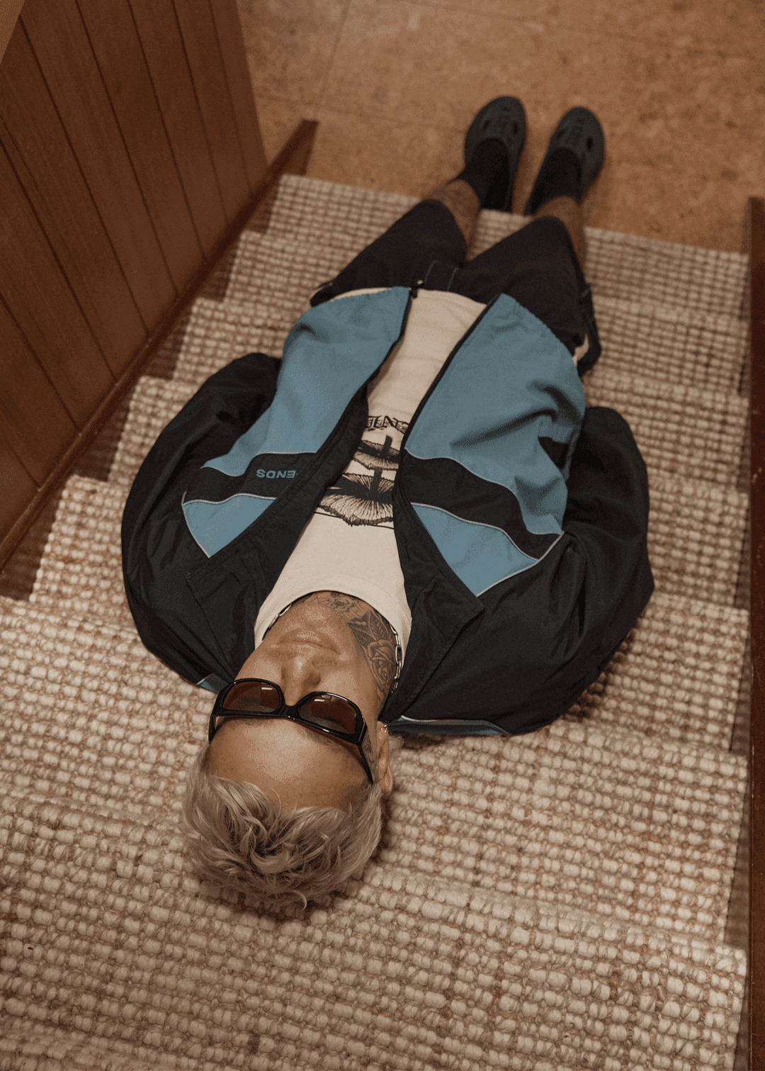 AFENDS Spicy Sports Spray Jacket - Ocean Spray