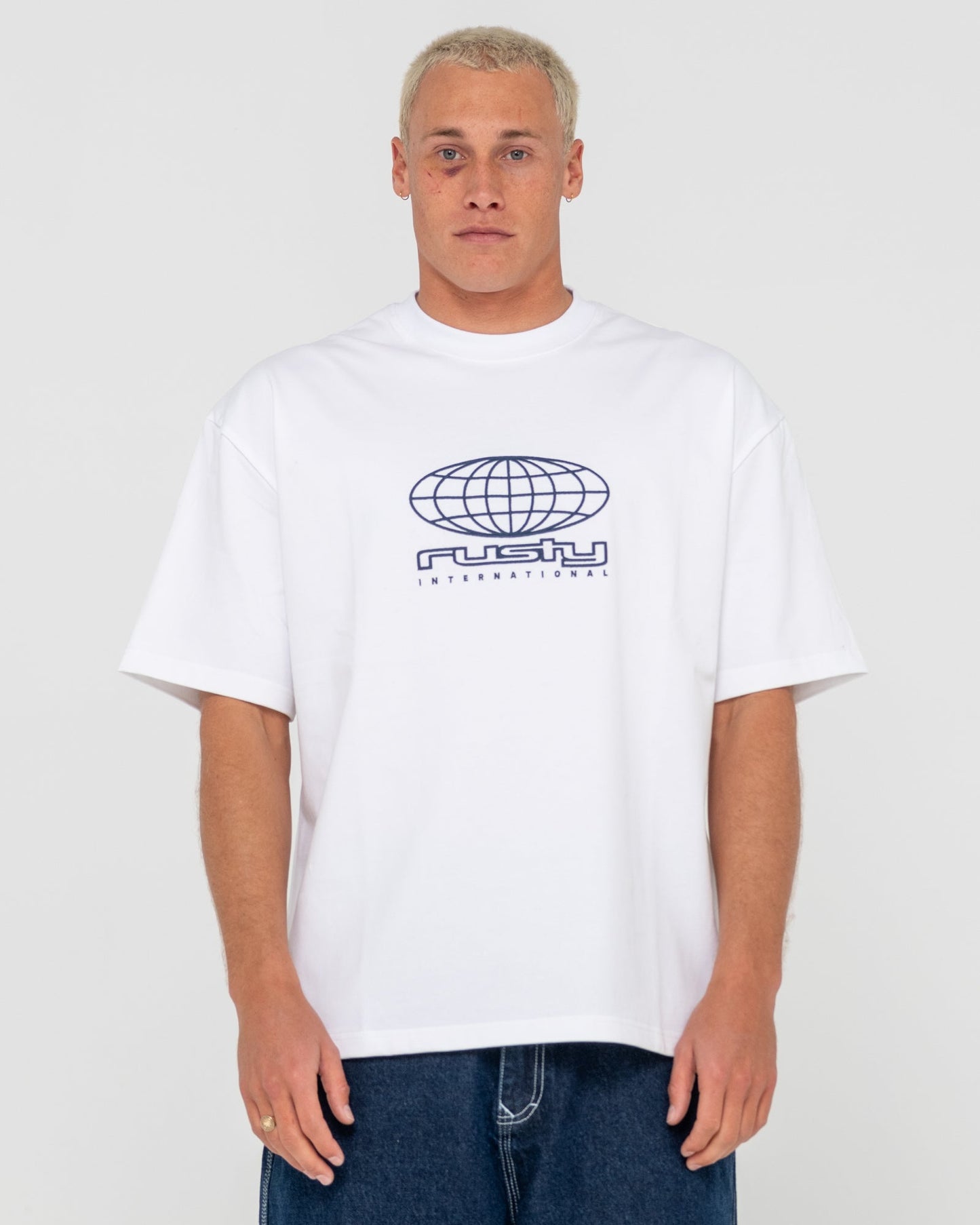 Rusty internazionale short sleeve heavy tee - white