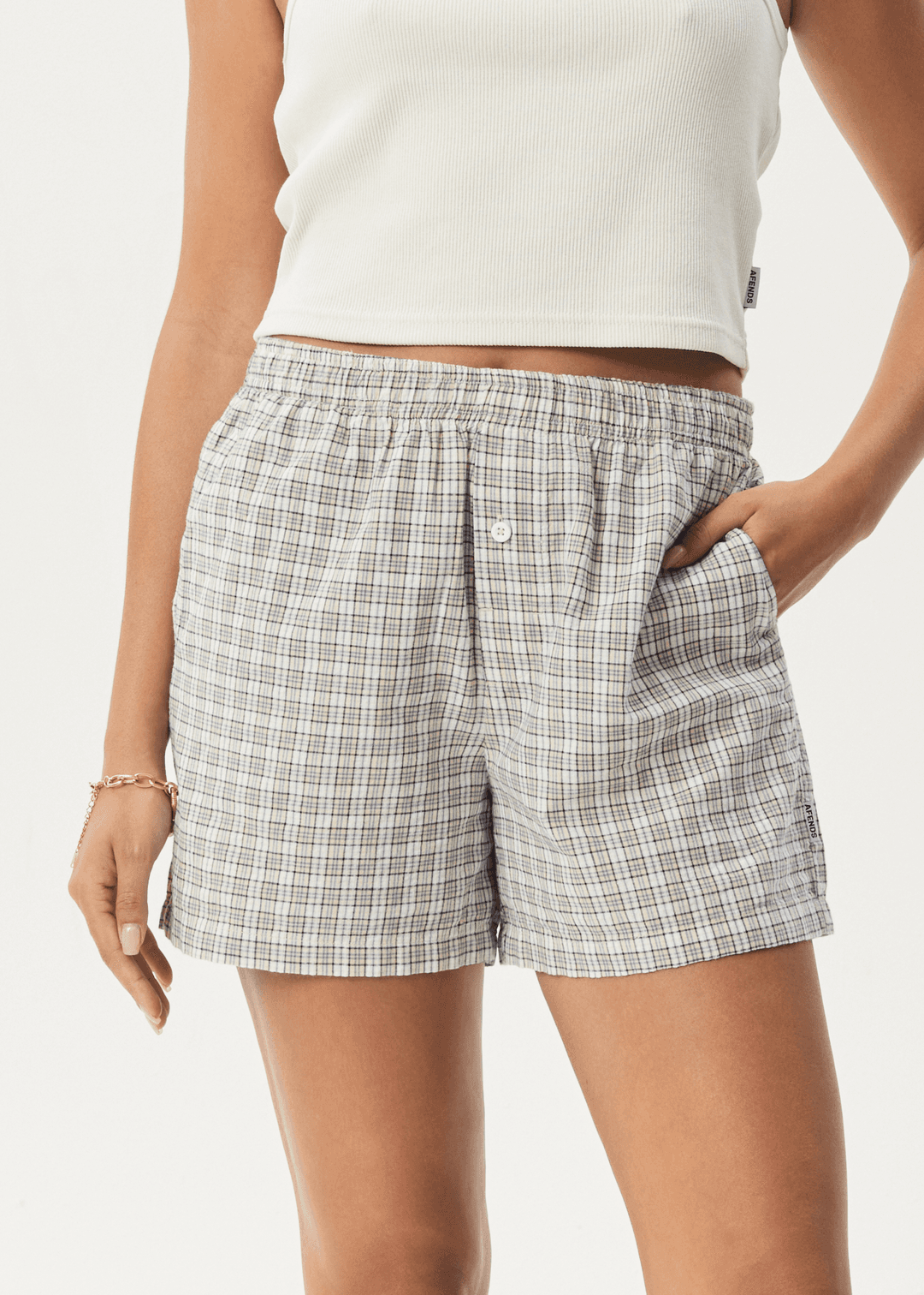 AFENDS Drew Seersucker Boxer Short