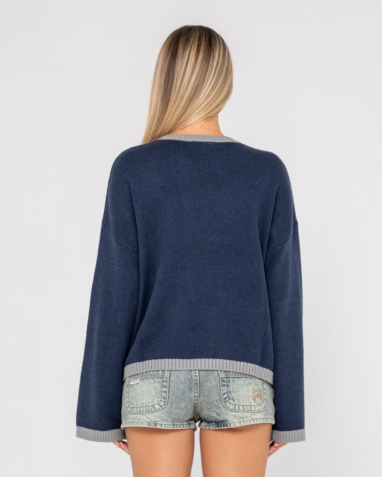 Rider Relaxed Crew Neck Knit