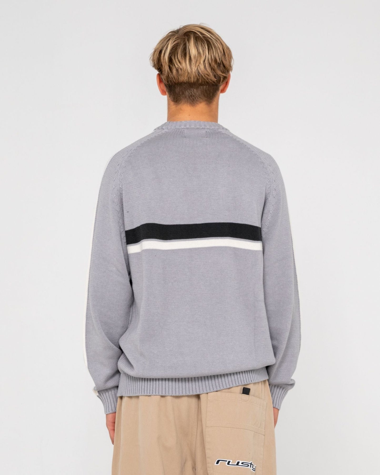 White Lines 2.0 Crew Neck Knit