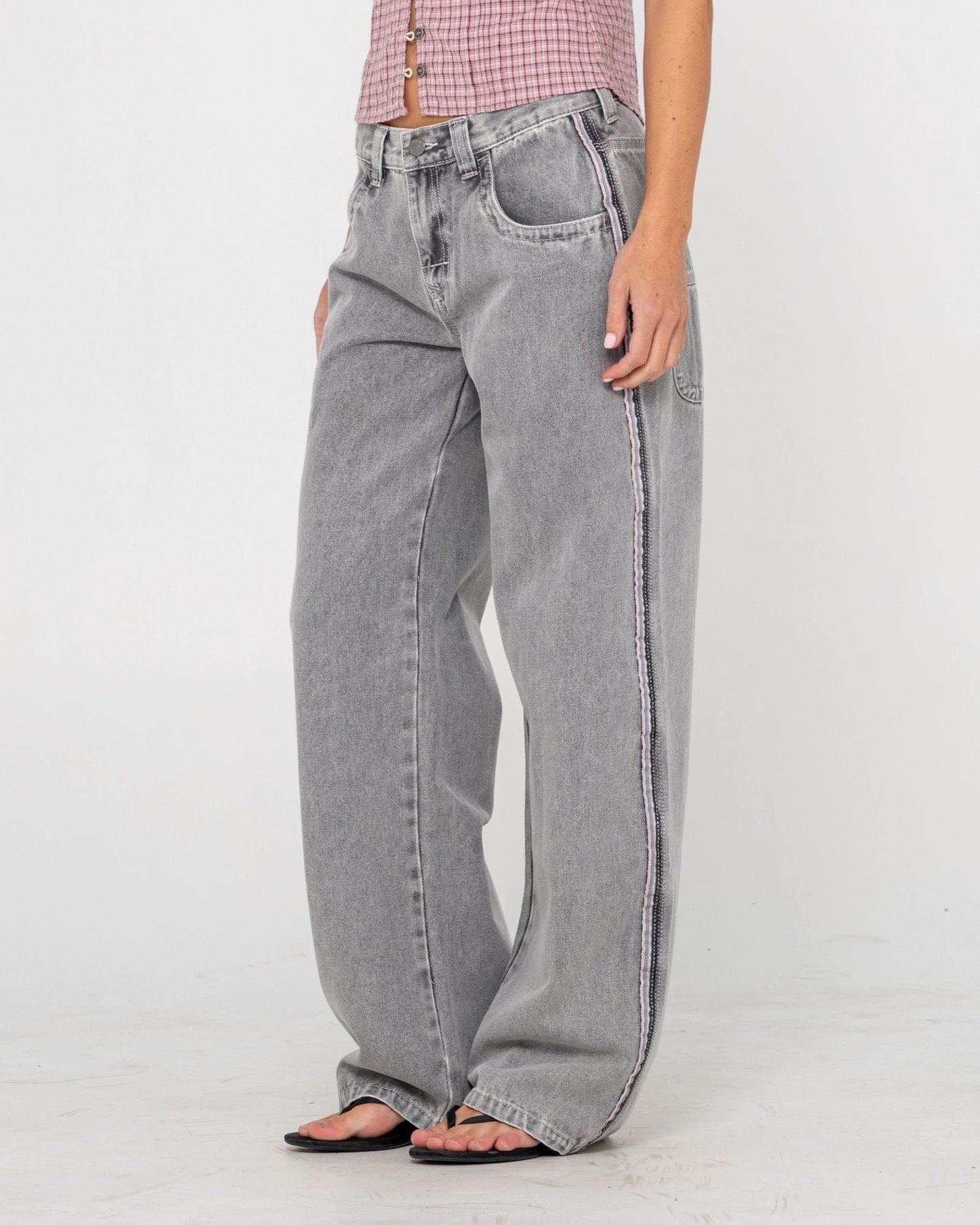 Flip Mommy Low Rise Baggy Jean