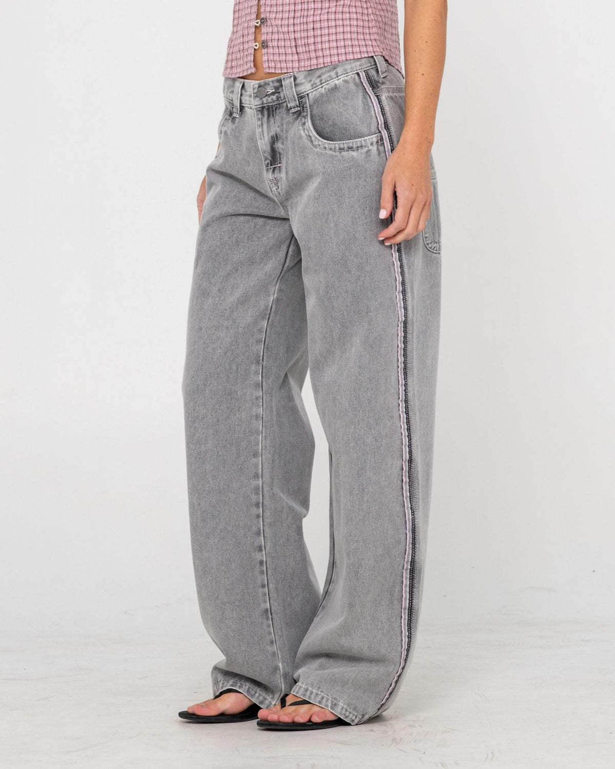 Flip Mommy Low Rise Baggy Jean