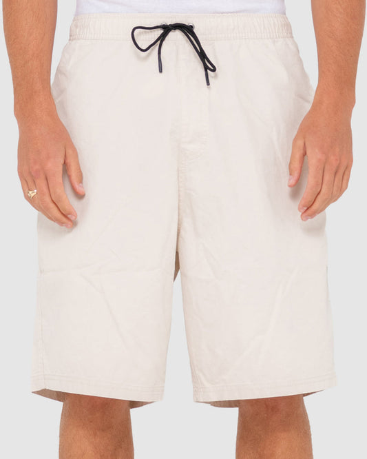 Rusty Wear Eva elastic shorts - oatmeal