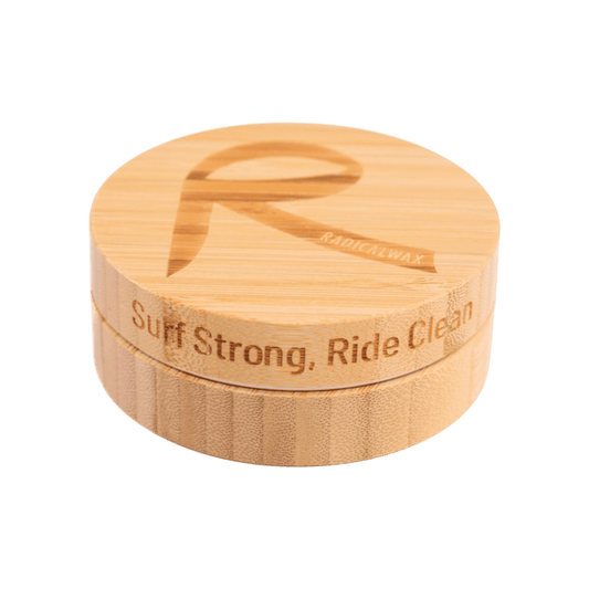 Rad Surf Wax Bamboo Tin