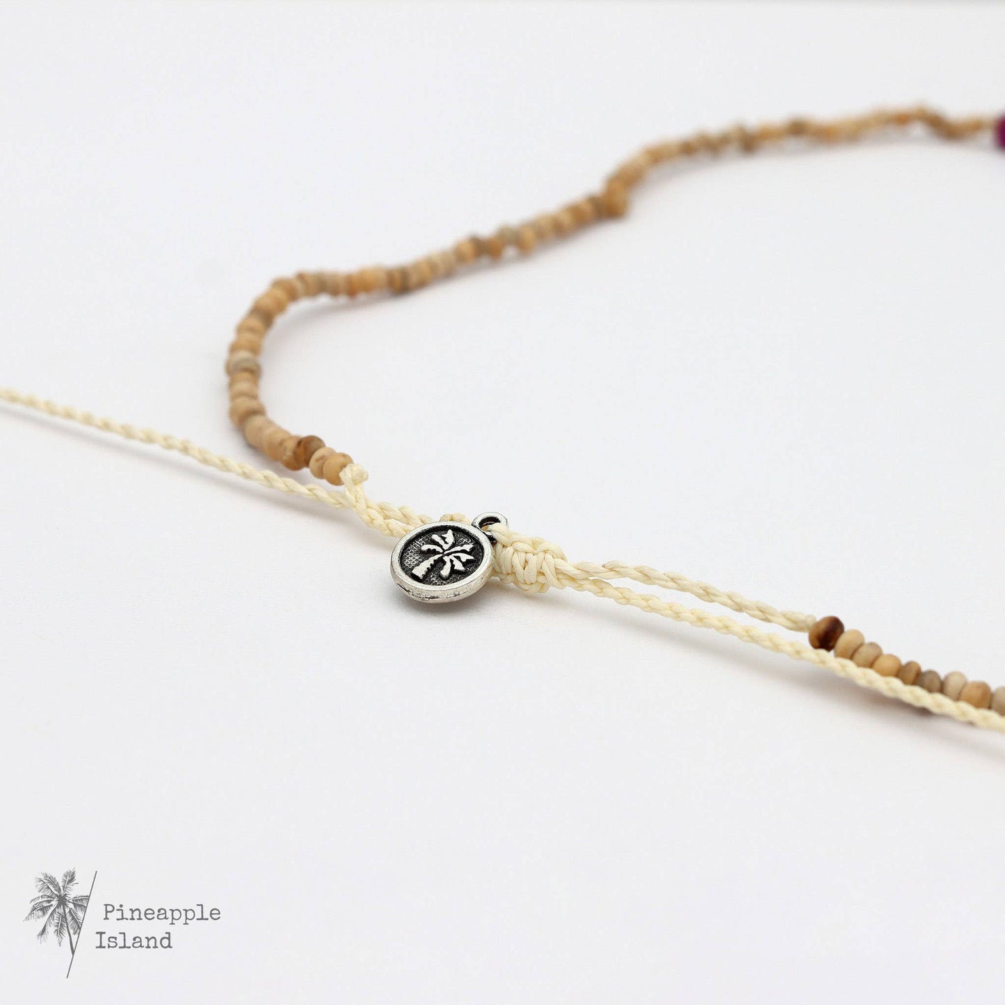 Pineapple island Hapuna Beach Beaded Surfer Necklace