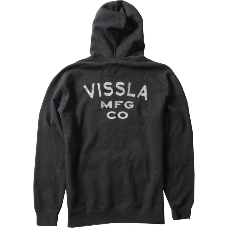 Vissla Coastal Boys Eco PO Hoodie in black heather