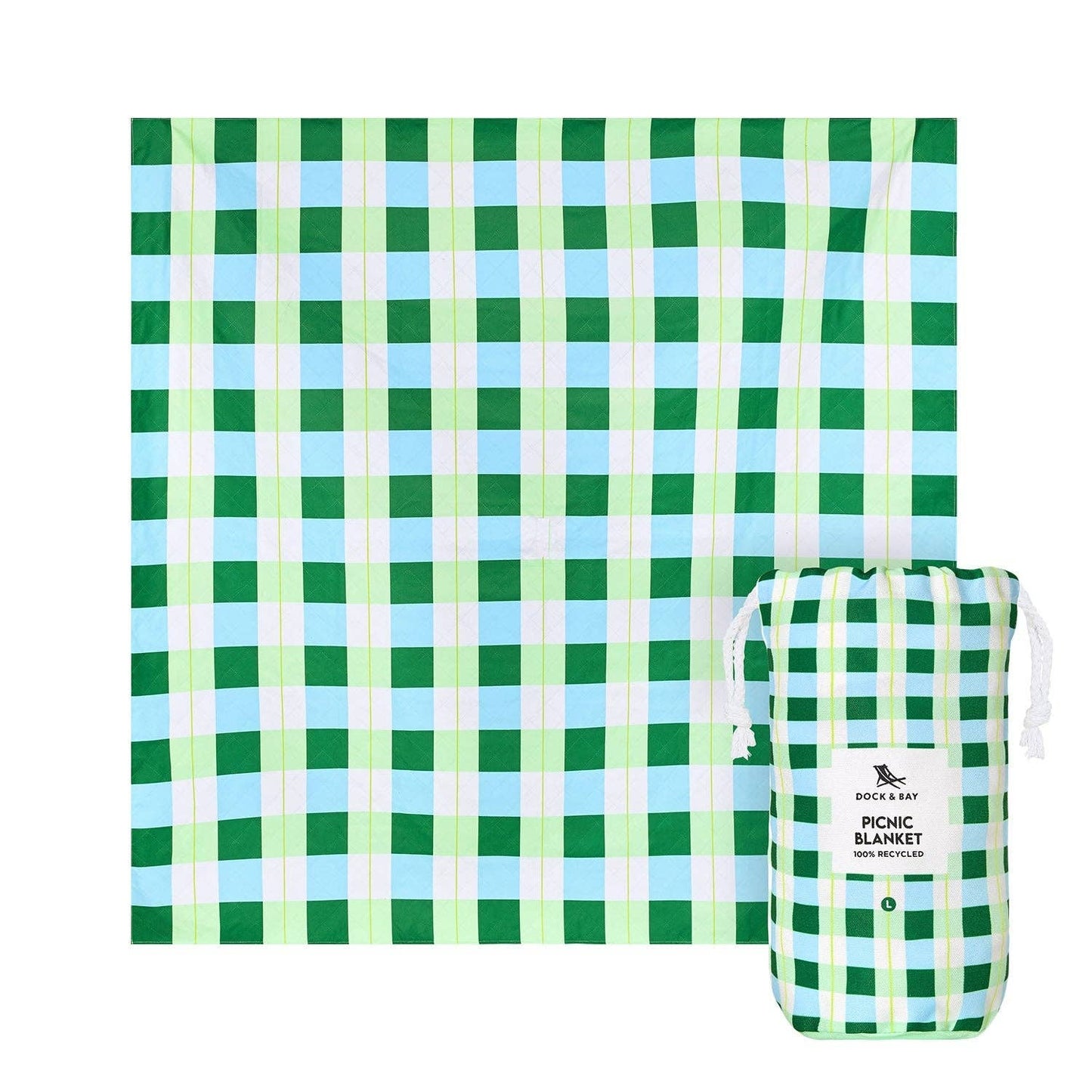 Dock & Bay Recycled Picnic Blanket - 170x170cm Size